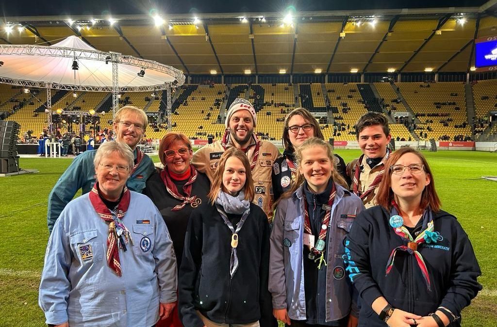 Friedenslicht im aachener Tivoli